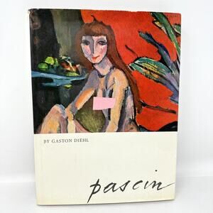 Pascin by Gaston Diehl Hardcover Modern Art Monograph 54 Color Plates Biography